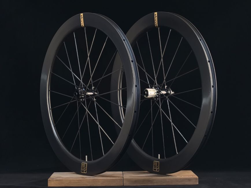 Customize 700C Stealth Carbon Spoke Disc Wheelset 28mm Wide丨 32mm Wide