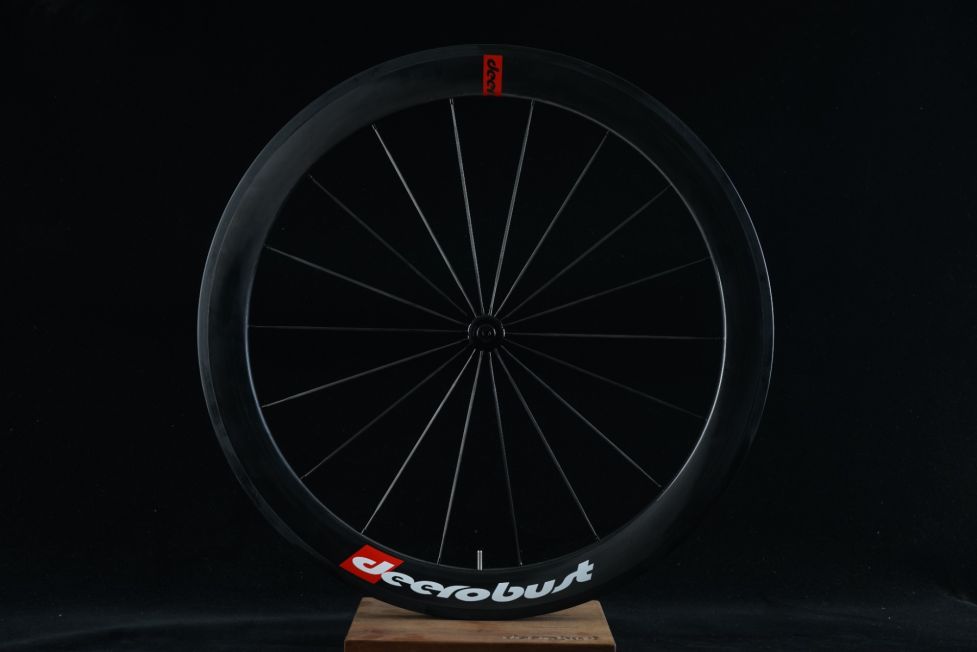 700C Rim Brake Carbon Wheelset  with Carbon Spokes